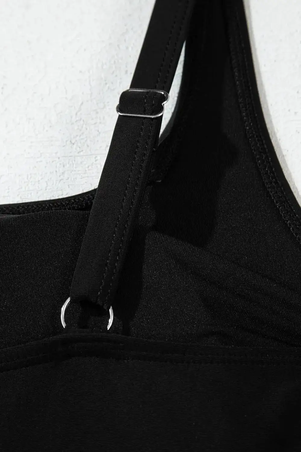 Side Tied Waist Square Neck Swim Dress