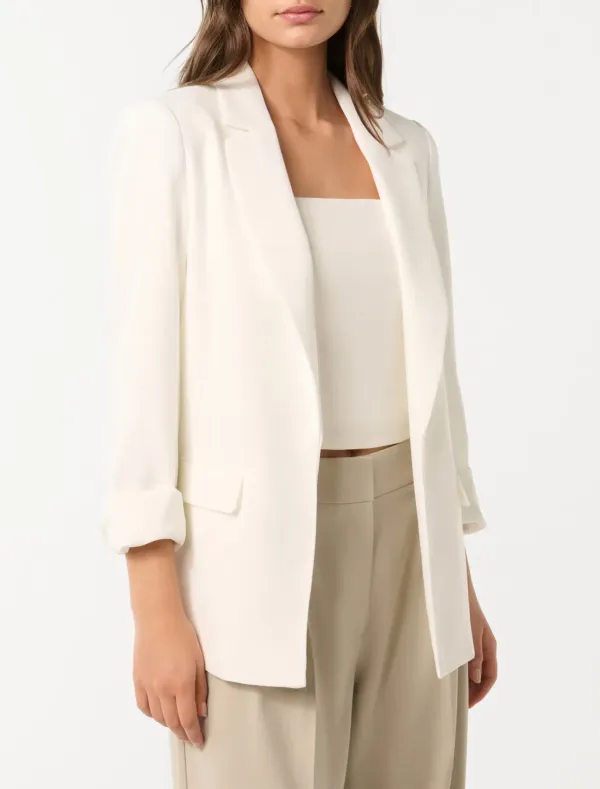 White Regular Blazer