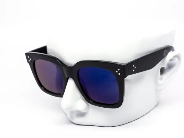 12-Pack Oversized Square Color Mirror Sunglasses