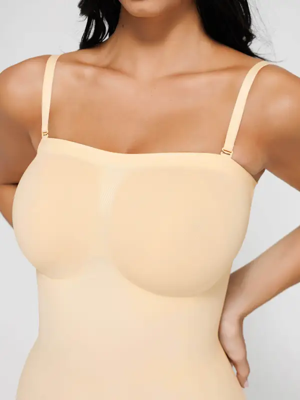 Seamless Strapless Shaping Bodysuit