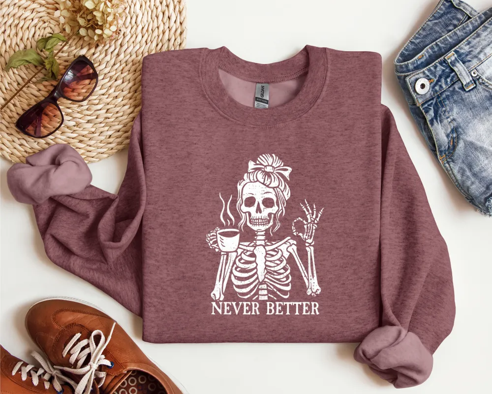 Easy Mood Graphic Crewneck Sweatshirt