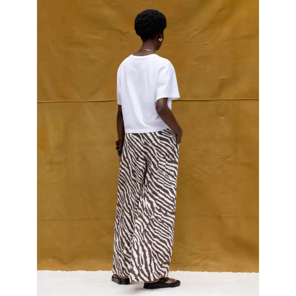 Classic Wide-Leg Drawstring Women's Trousers