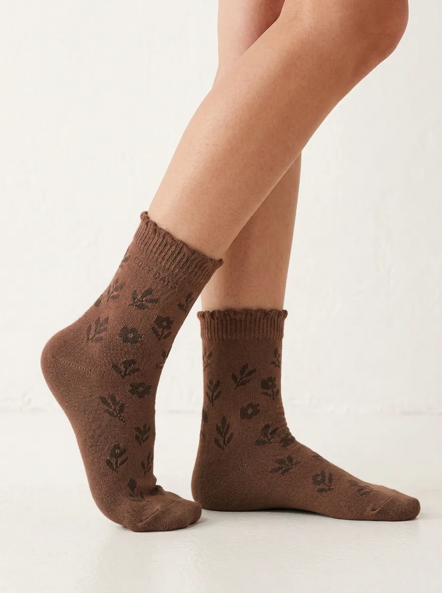 Casual Floral Casual Socks