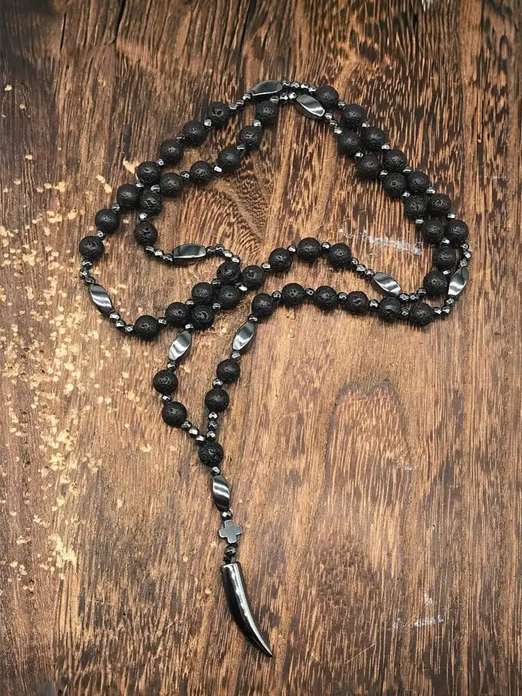 Natural Stone Pendant Necklace