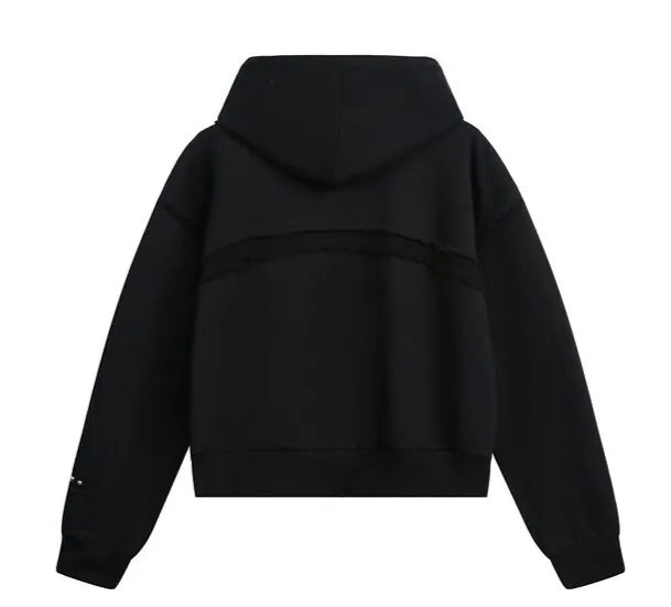 Distressed Casual Hoodie