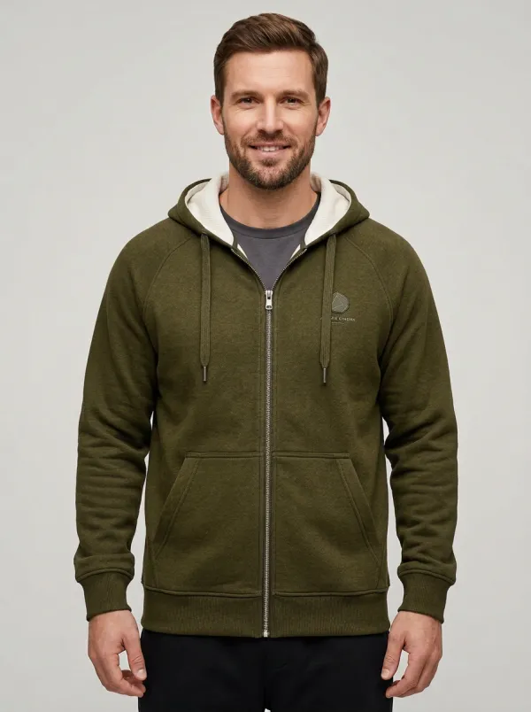 Athletic Geometric Zip-Up Casual Look Men's Sport Jacket