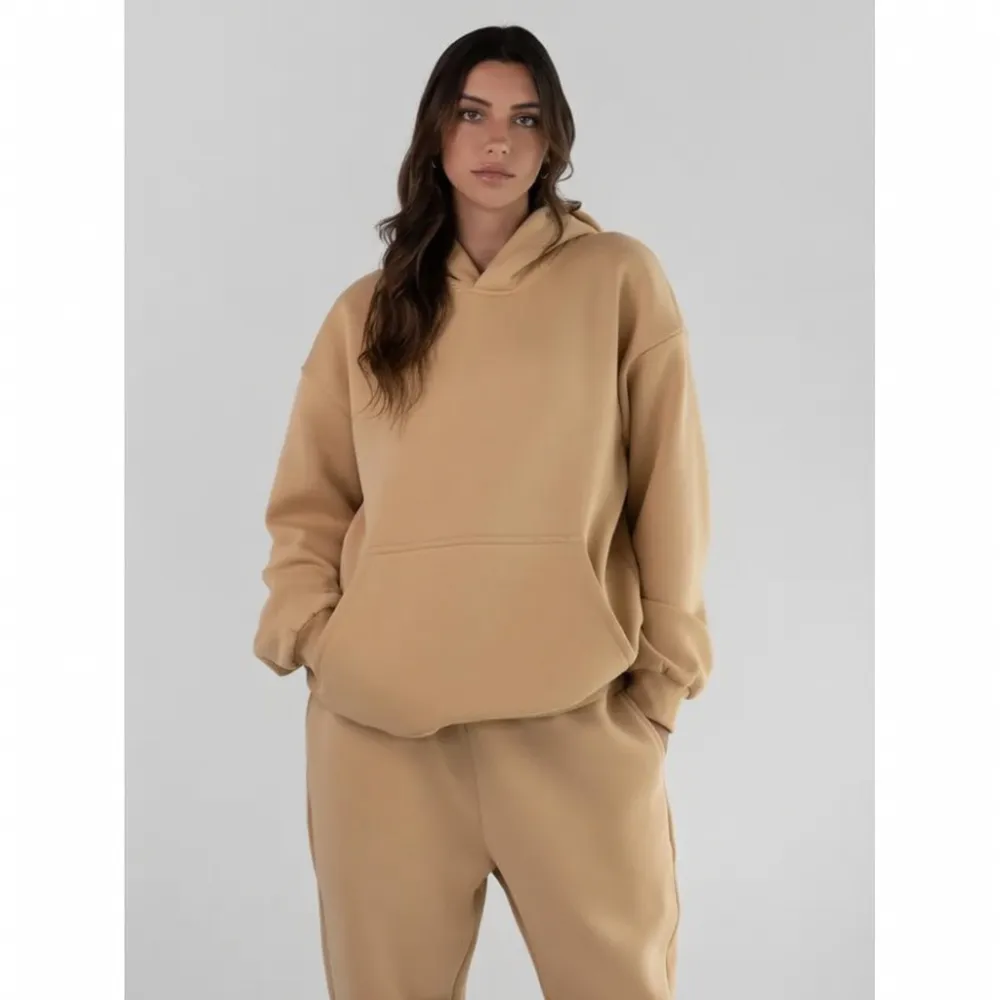 Pastel Hooded Tracksuit, Casual and Comfortable