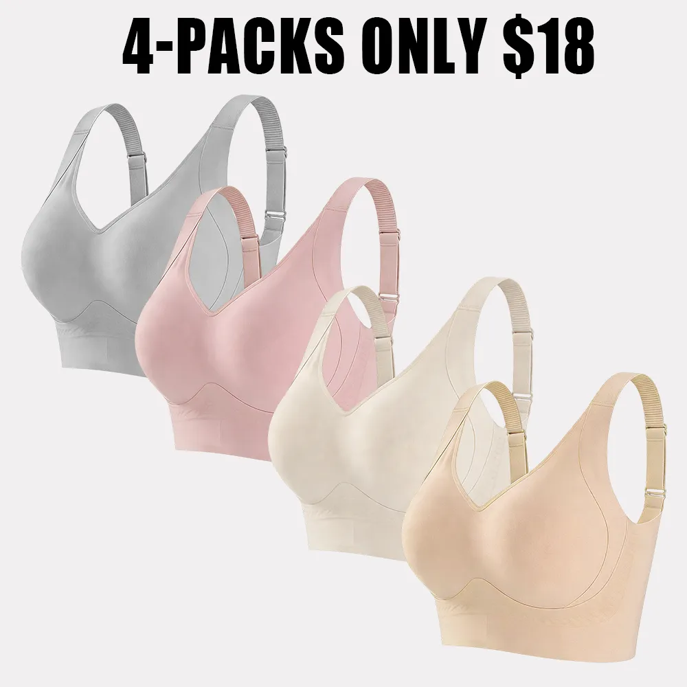 Plus Size Back Fat Smoothing Jelly Bra