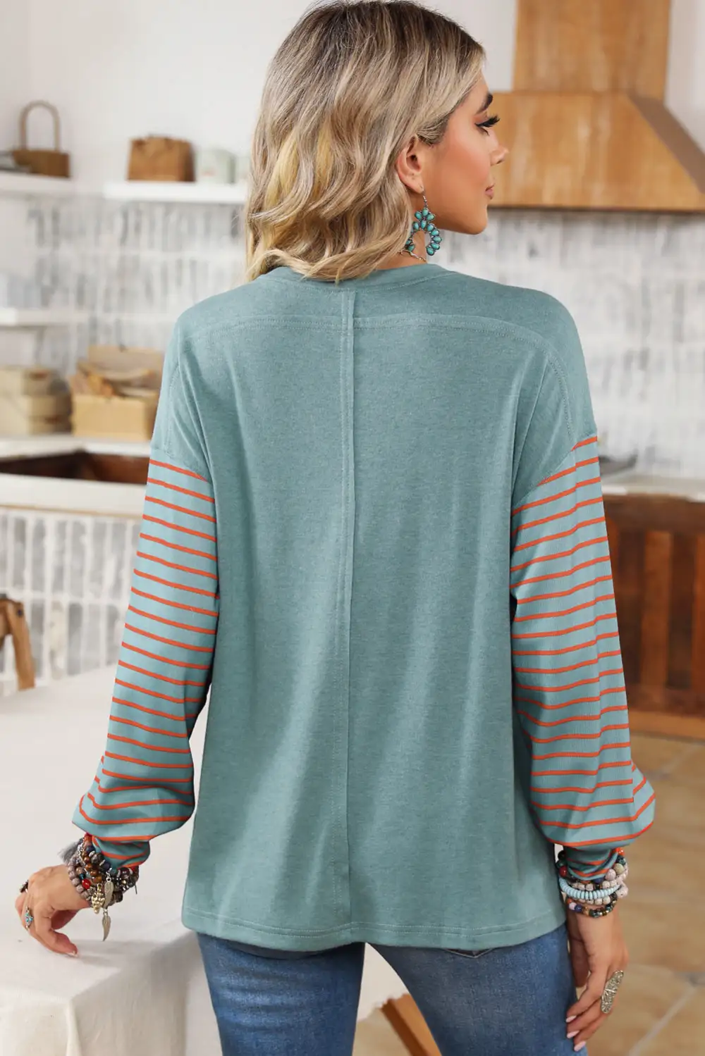 Textured Striped Top