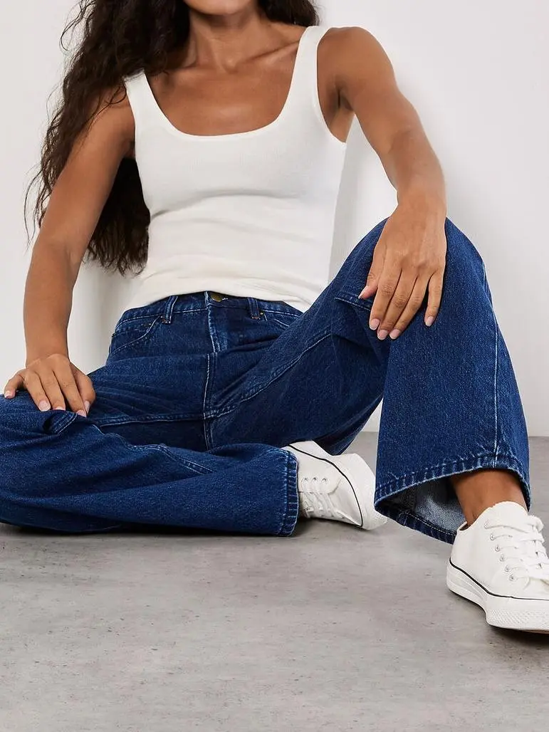 Wide Straight Leg Jeans