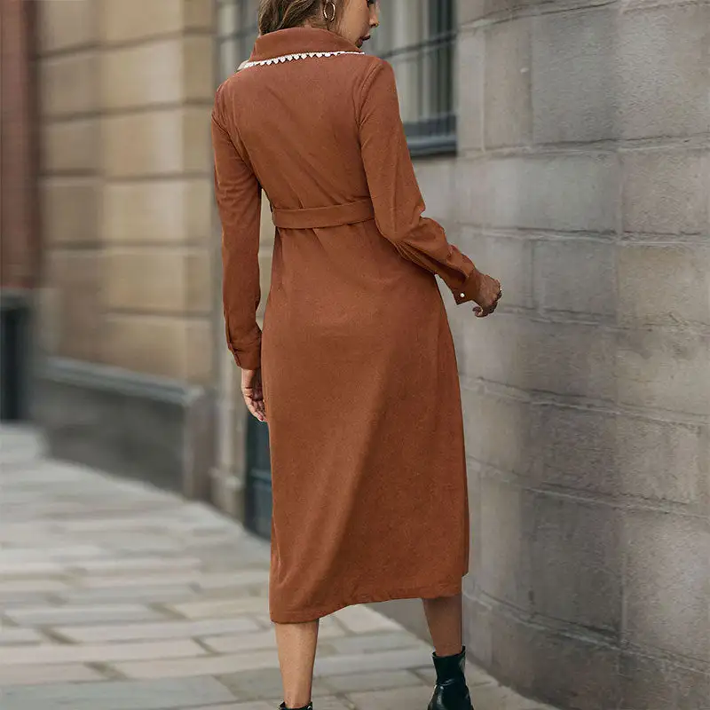 Women's Shirt Slit Dress