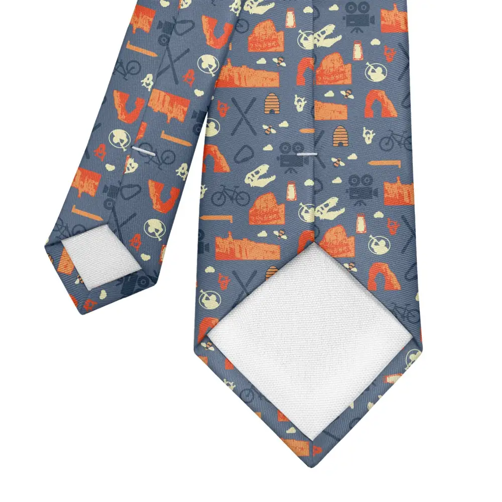 Timeless Heritage Emblem Theme Necktie