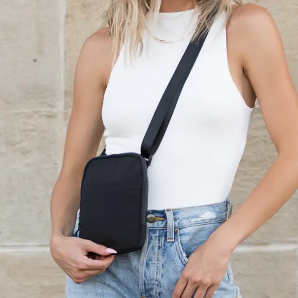 Clippable Removable Coin Pouch Crossbody Bag