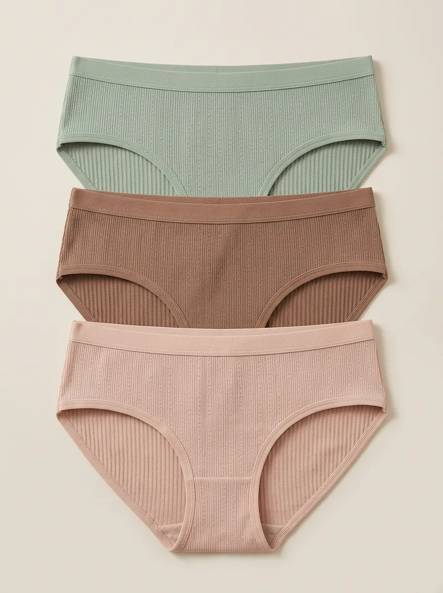 Women's Everyday Ribbed Classic Briefs 3-Pack
