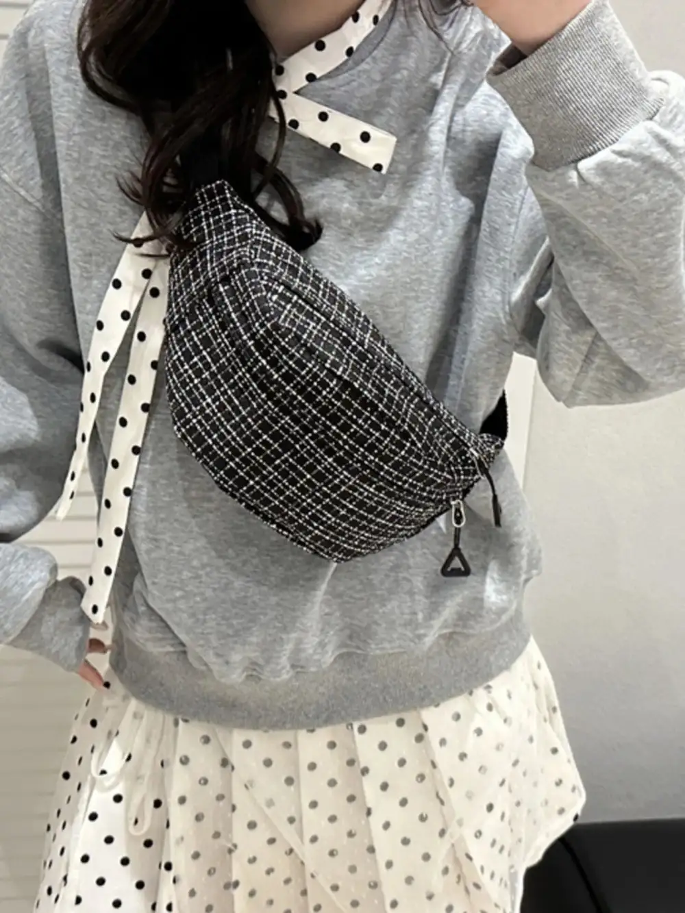 Plaid Crossbody Bag