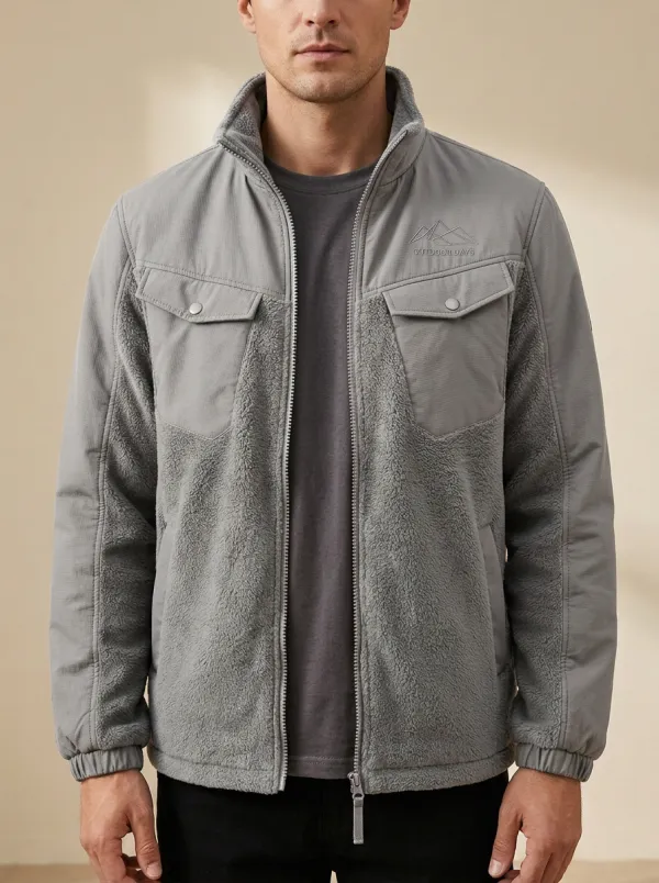 Hiking Mountain Fleece Utility Jacket