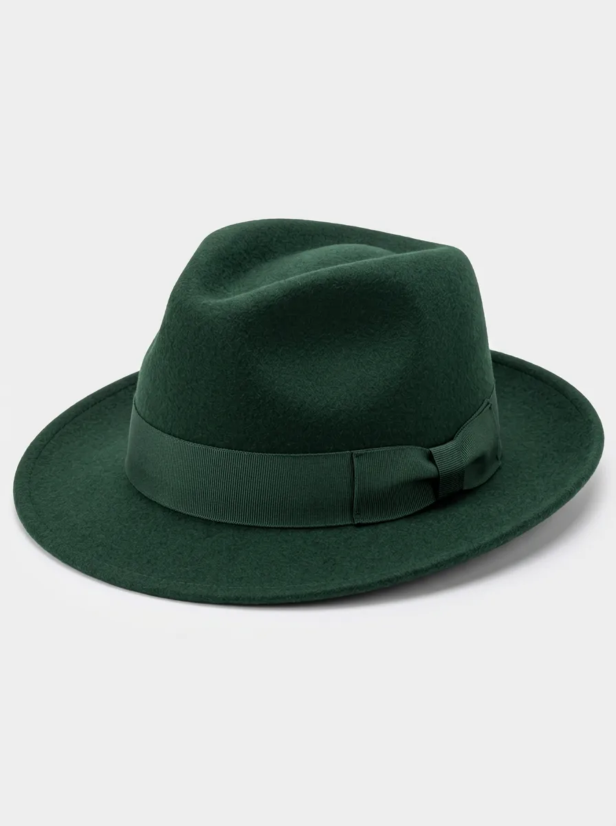 Simple Felt Fedora Hat