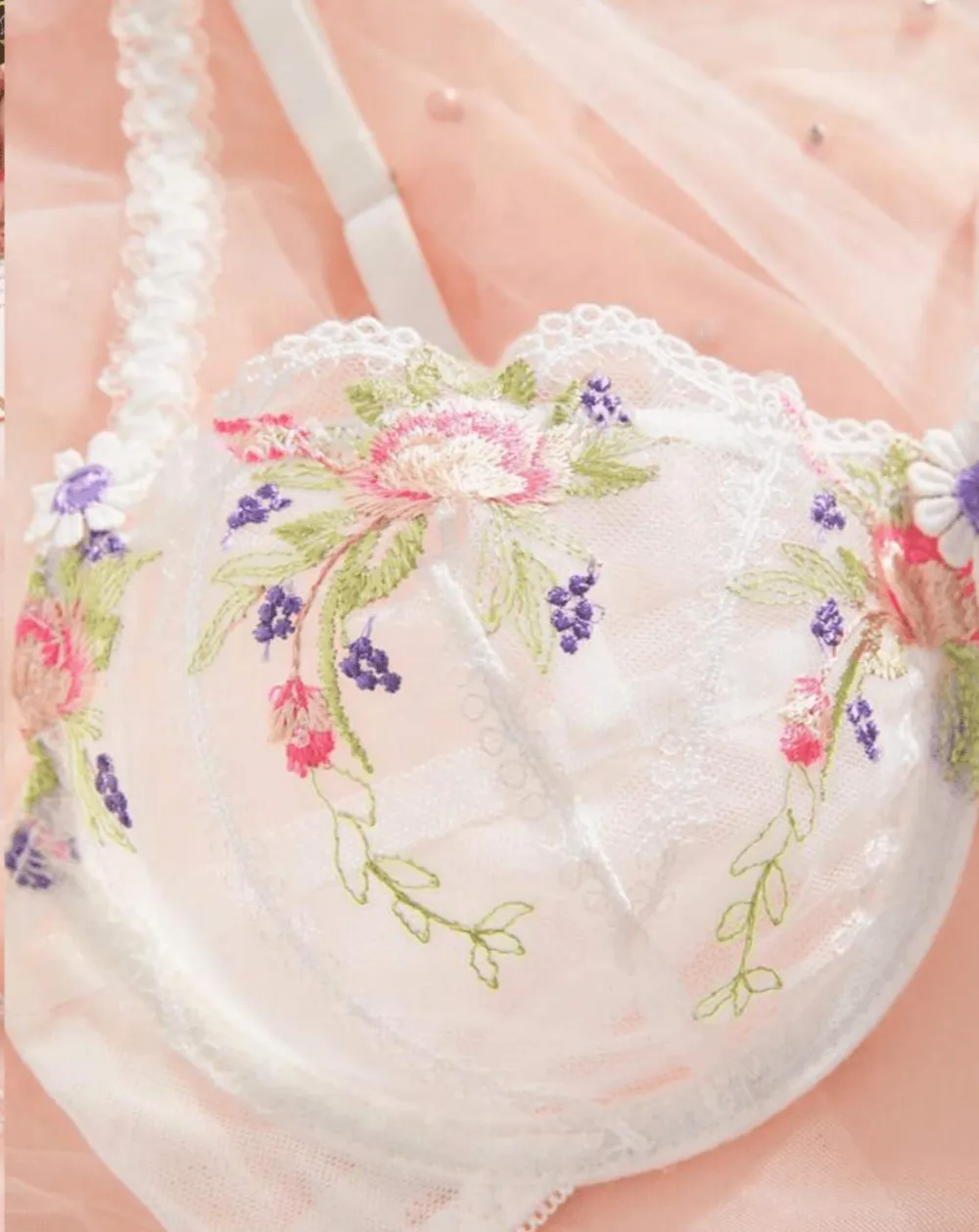 Layered Floral Lingerie Set