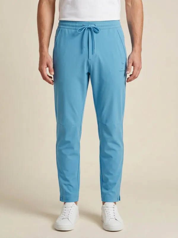 Classic Flag-Motif Golf Athletic Pants