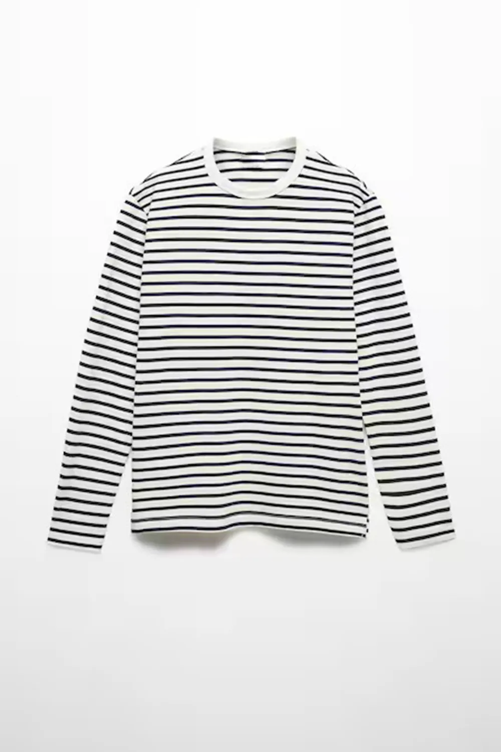 Striped Cotton Long Sleeves T-Shirt