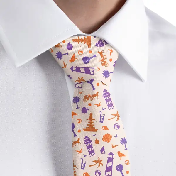 Timeless Heritage Emblem Design Necktie