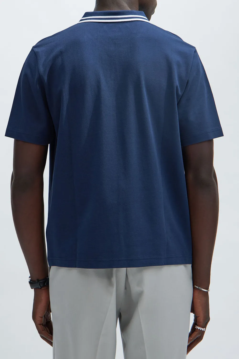 Business Style Short Sleeve Polo