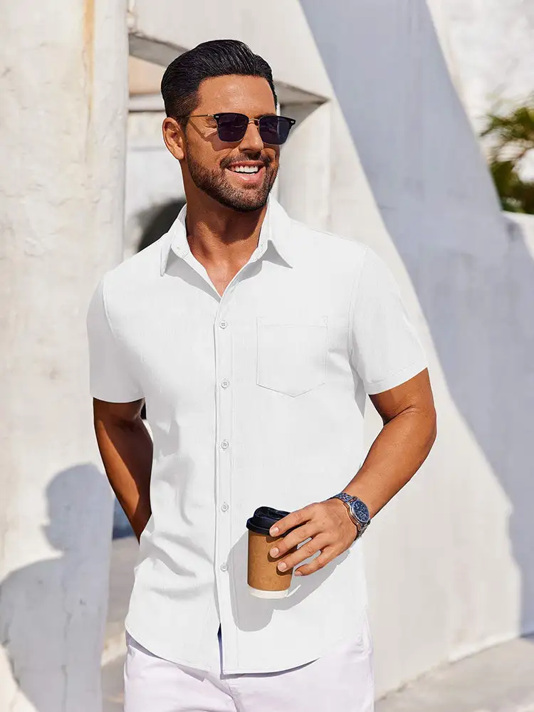 Casual Button Down Denim Shirt