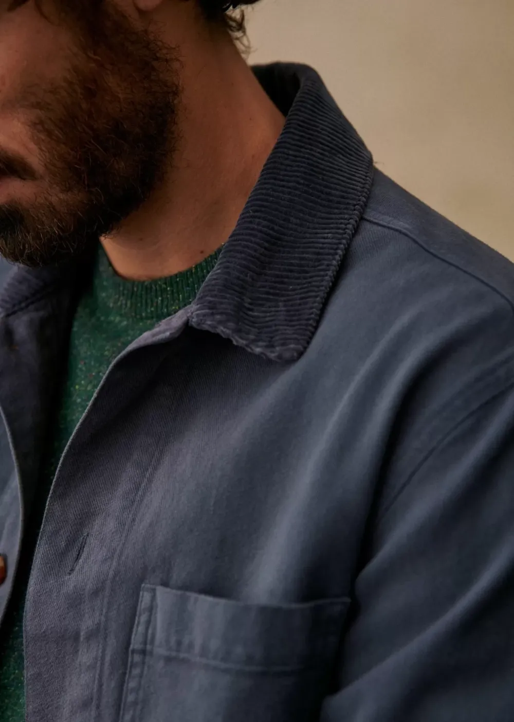 Casual Style Buttoned Fastening Jacket