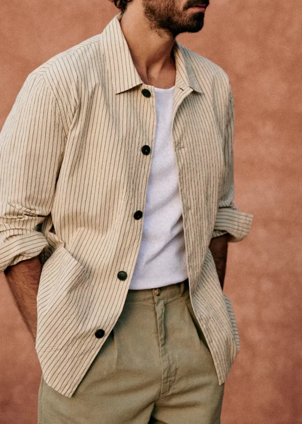 Lapel Slight Stretch Jacket