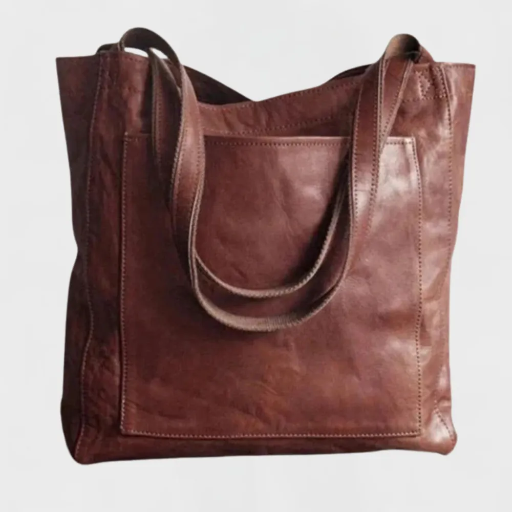 Pebbled Leather Handbag