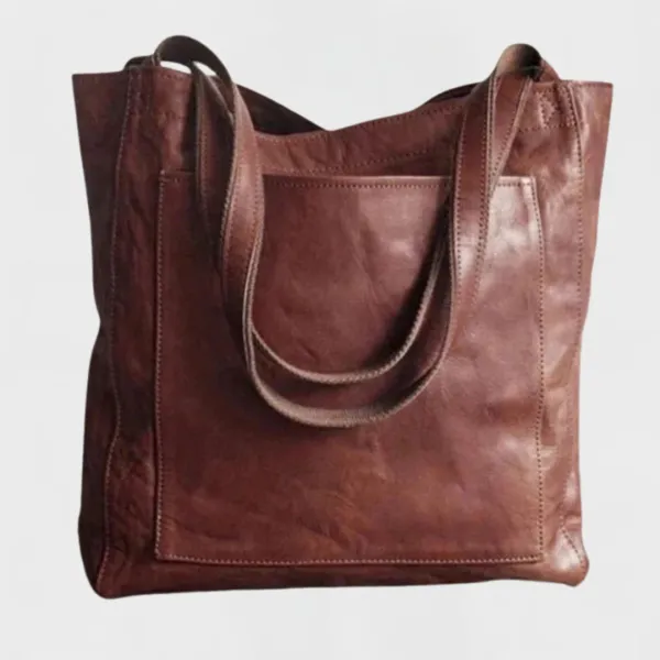 Pebbled Leather Handbag