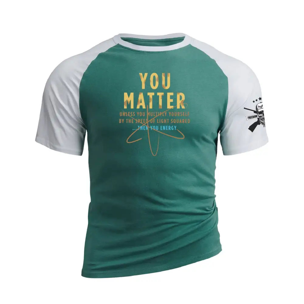 YOU MATTER RAGLAN GRAPHIC TEE