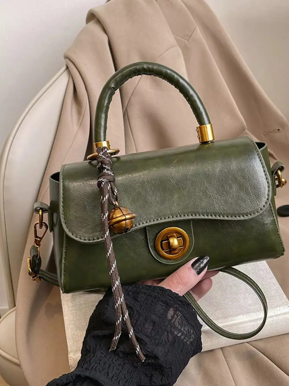 Top Handle Crossbody Bag