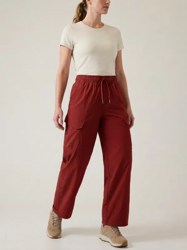 Women's Boho Inspired Cargo Graphic Cargo Work Pants