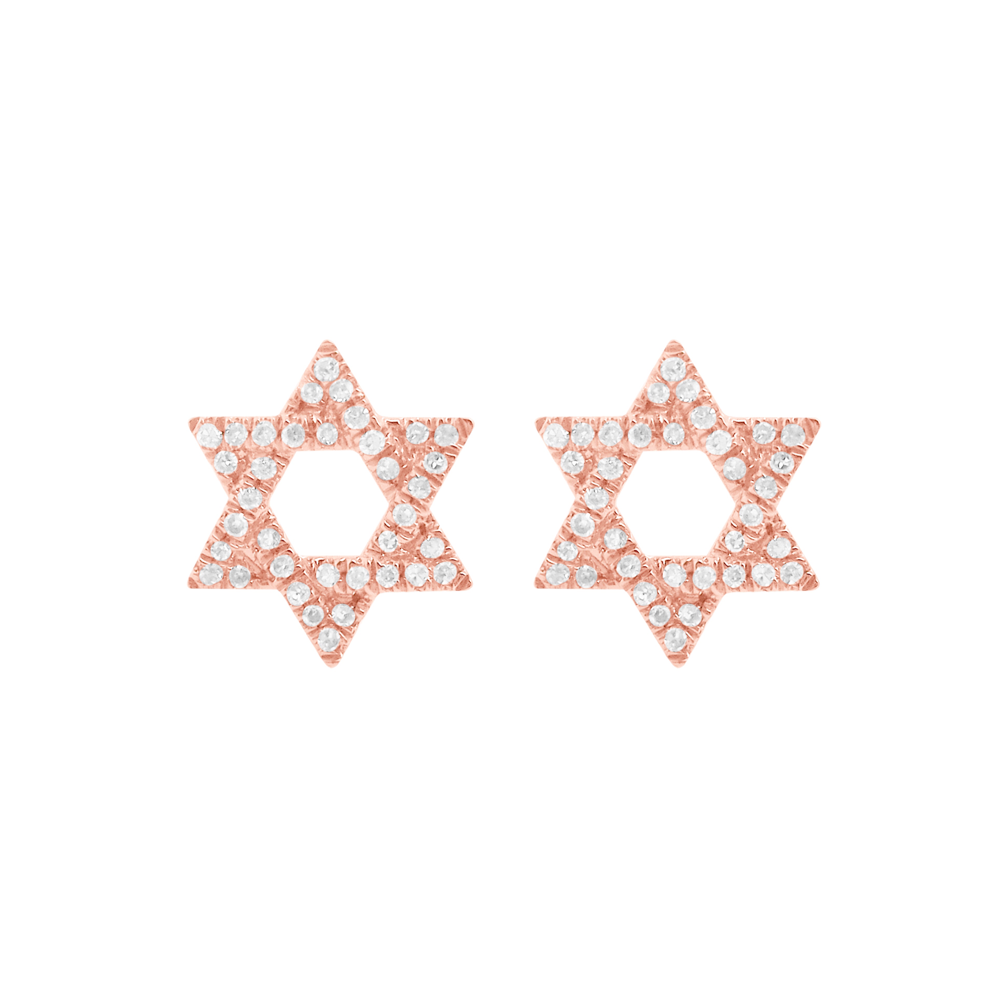 Star Gem Detail Stud Earrings