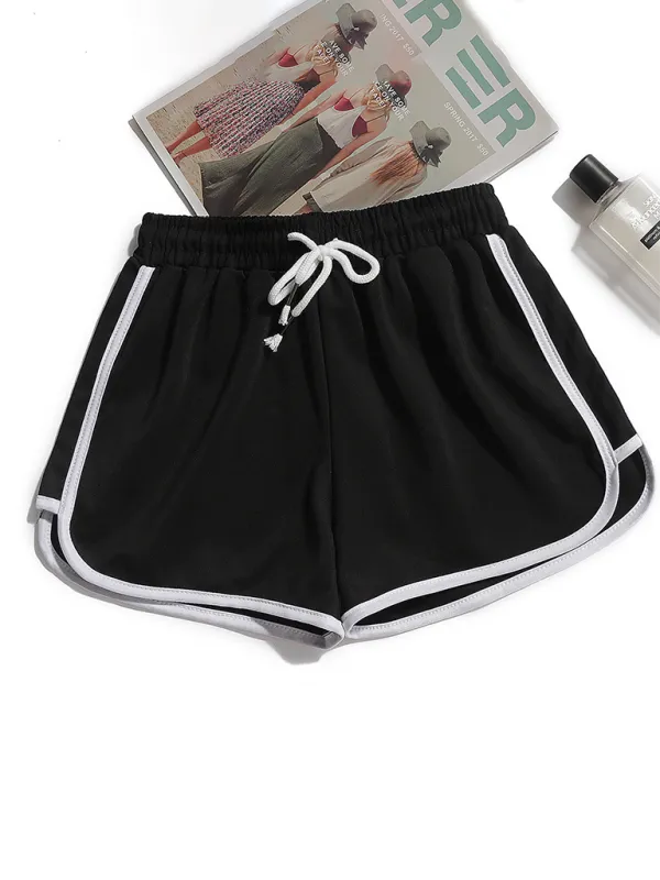 Sports Three Quarter Yoga Loose Pants Shorts
