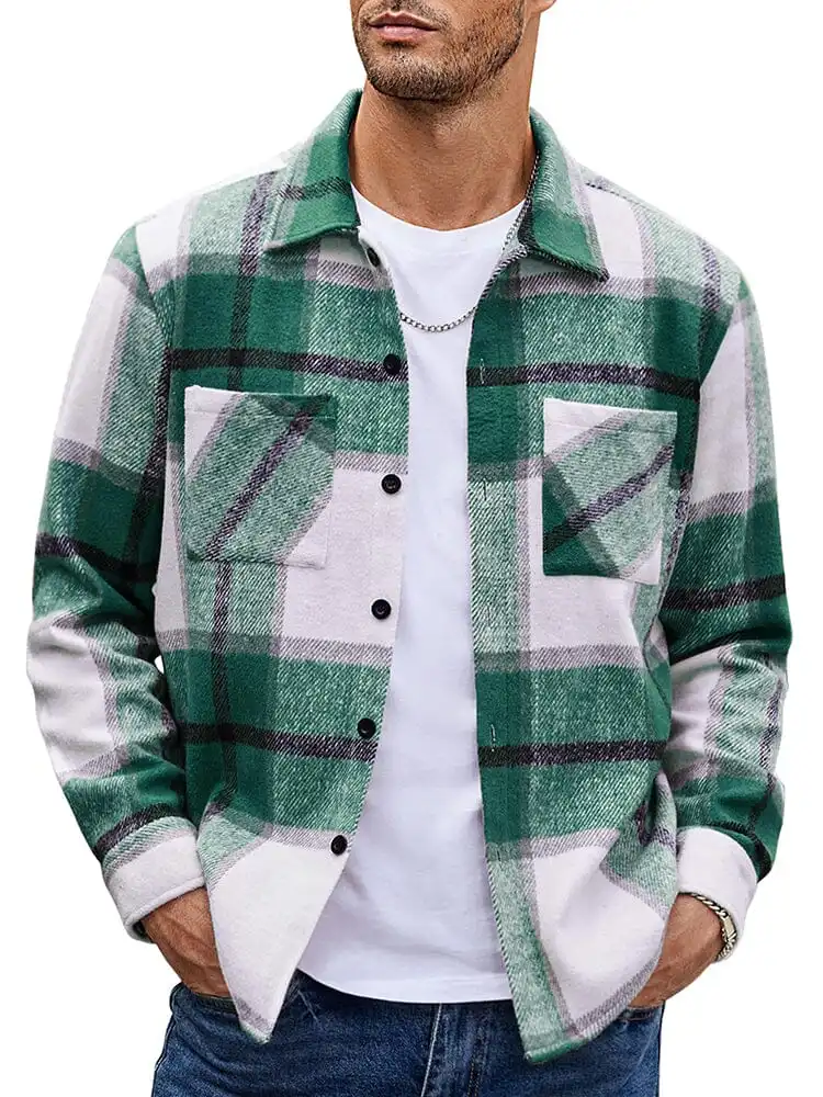 Stylish Comfy Flannel Plaid Shirt