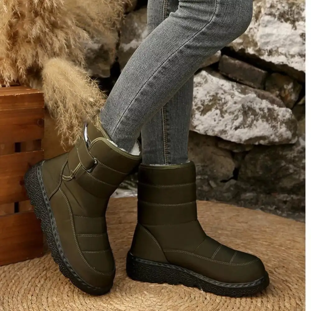 Warm Padded Waterproof Snow Boots