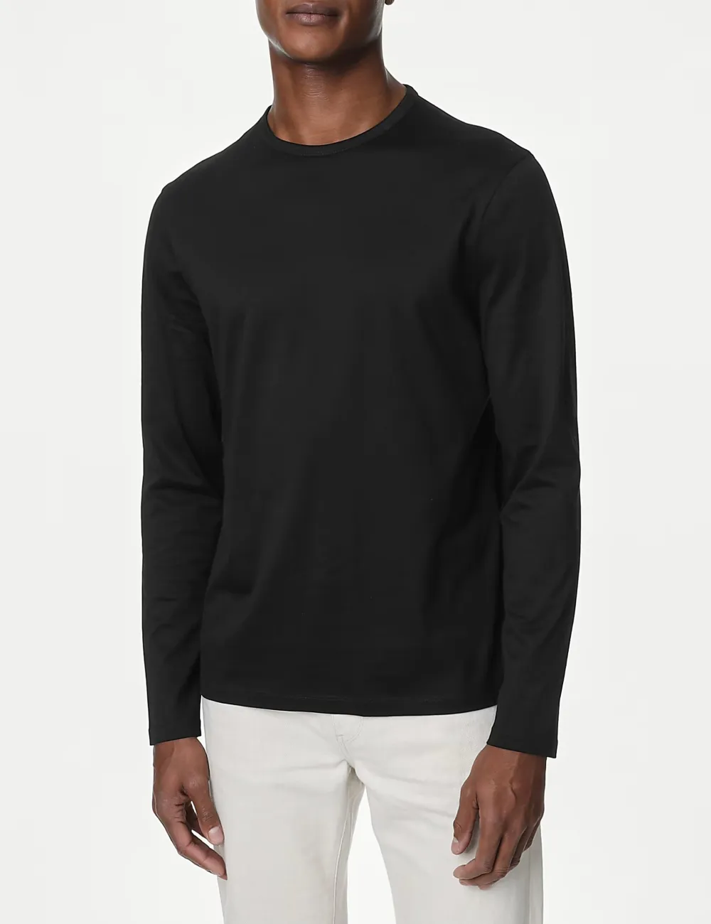 Pure Cotton Long Sleeve T-Shirt