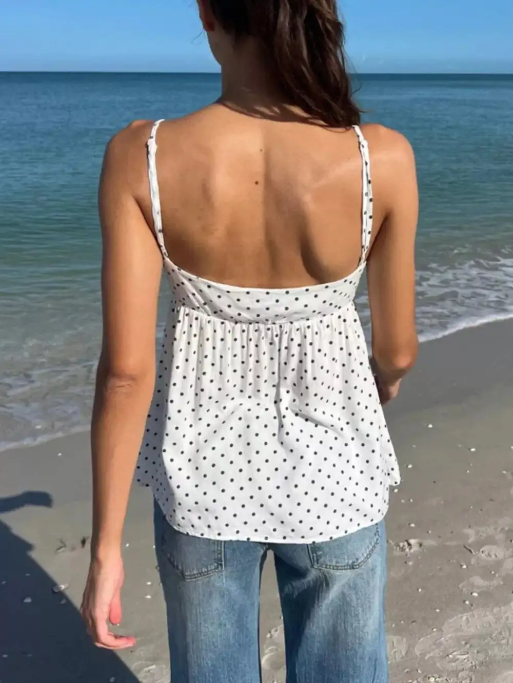 Polka Dot Flowy V