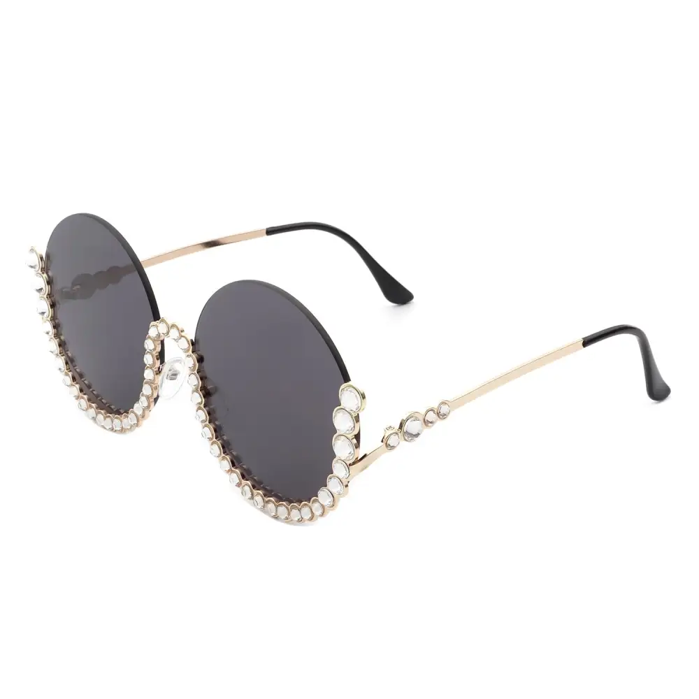 Layered Round Frame Sunglasses