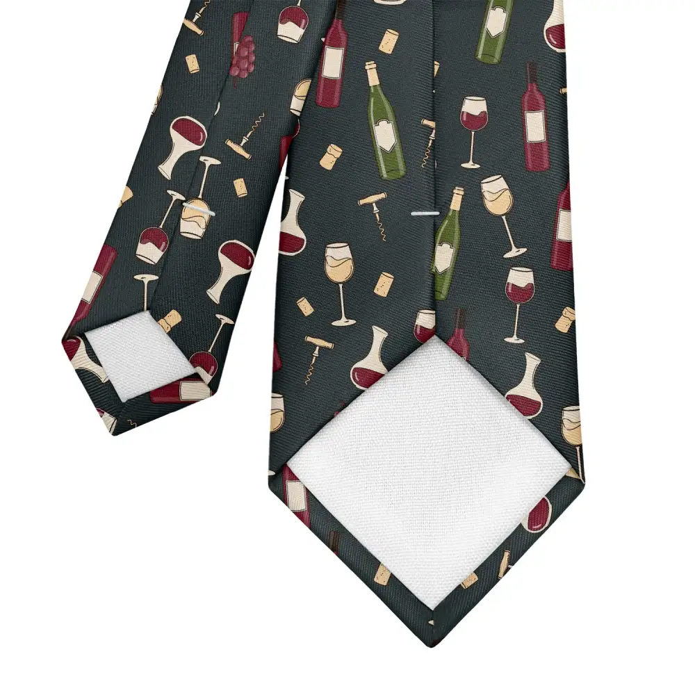 Wine Pattern Necktie