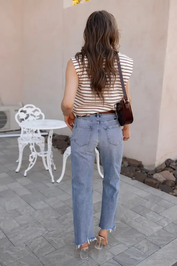 High Rise Sleek Denim Jeans