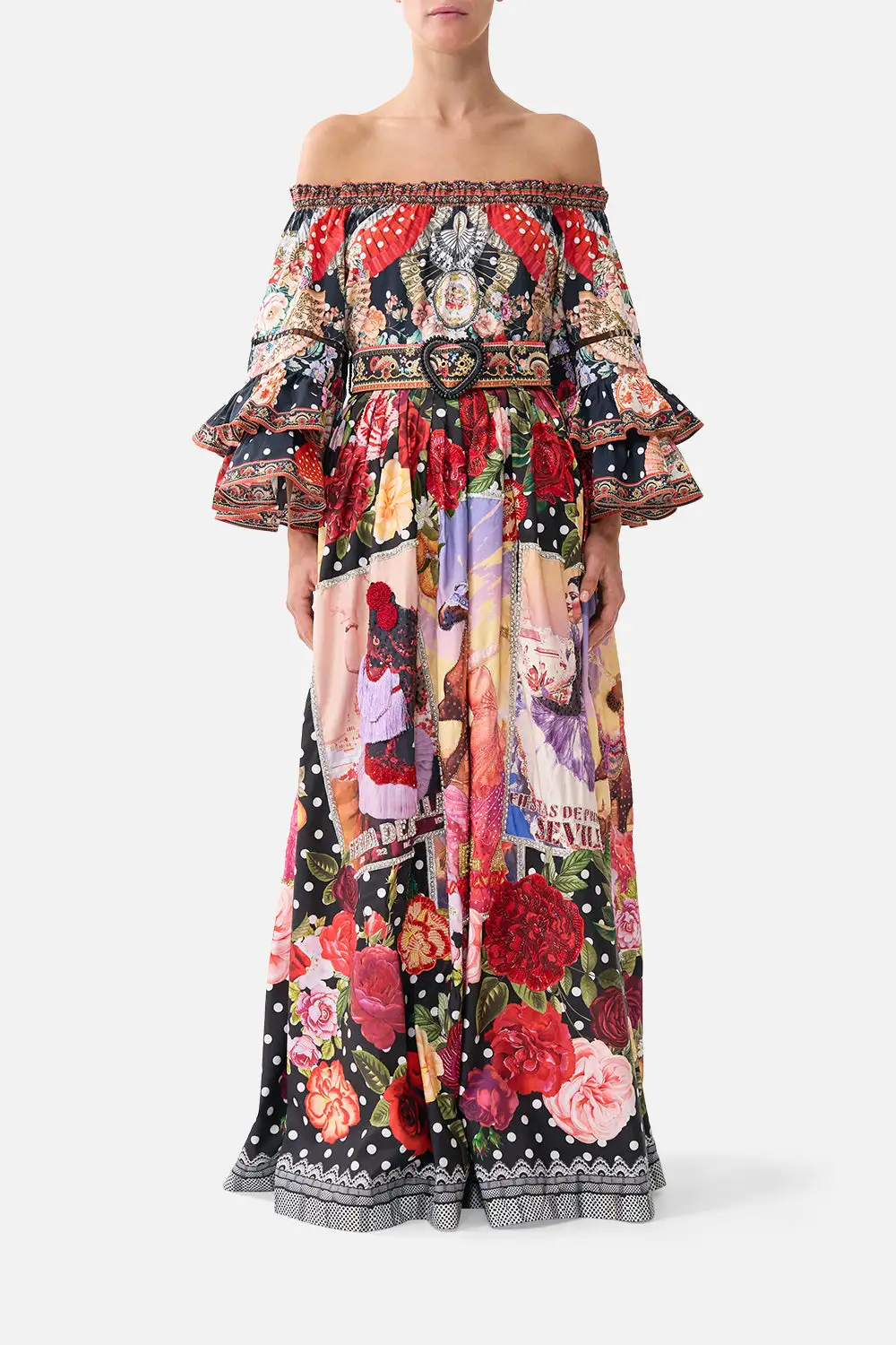 Belted Maxi Skirt