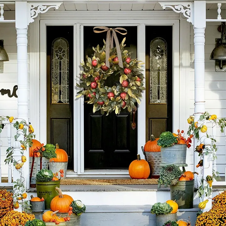 Fall wreath - pomegranate wreath
