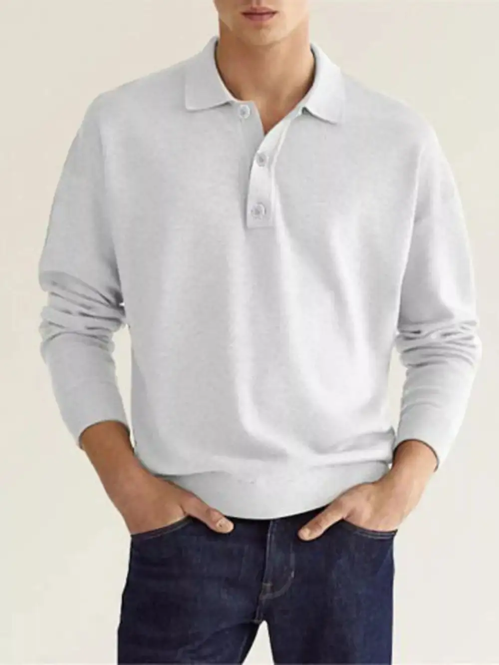 Long-Sleeve Polo Shirt