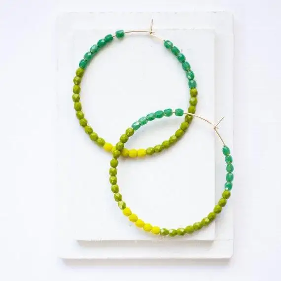 Large Happy Hoops Several Colors