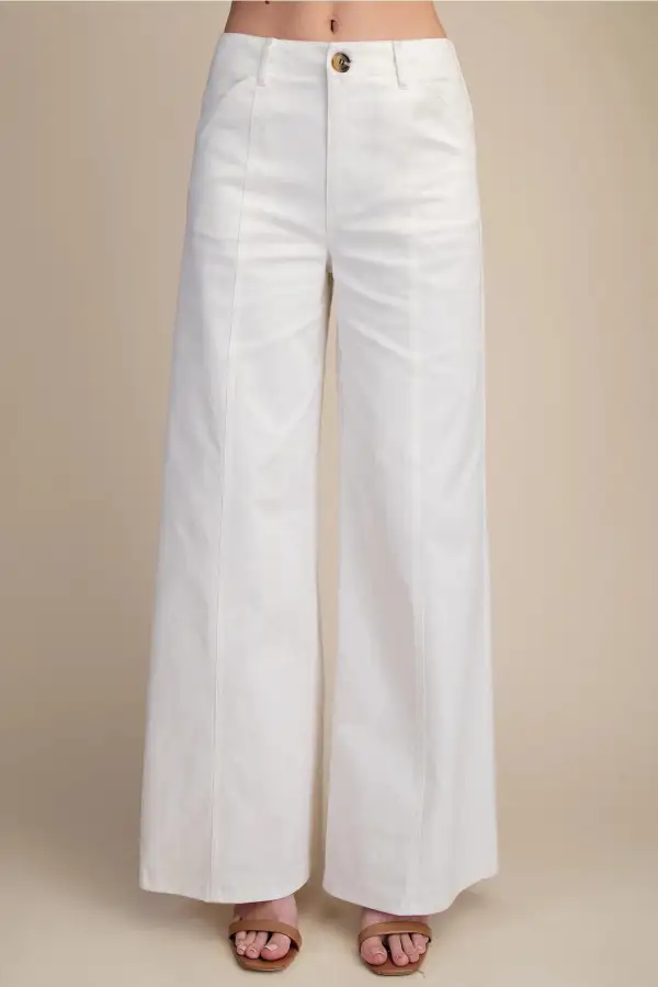 Roomy Wide Leg High Waist Casual Pants