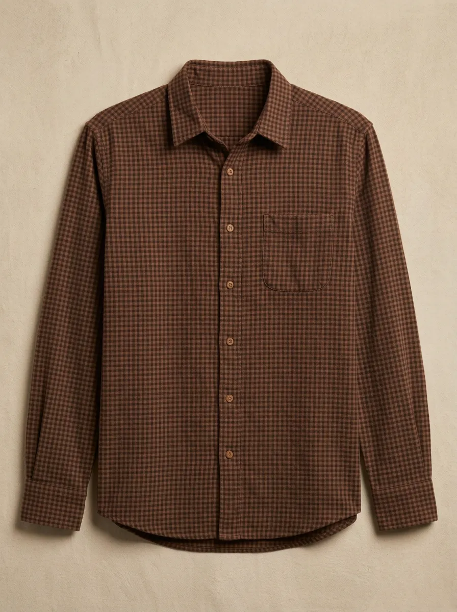 Refined Long-Sleeve Men's Long-Sleeve Shirt
