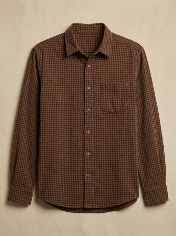 Refined Long-Sleeve Men's Long-Sleeve Shirt